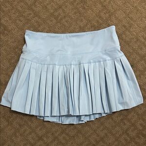 Goldhinge Light Blue Pleated Women’s skirt
